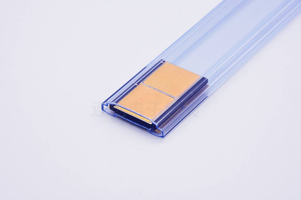 连创设计芯片包装管配合昆山合宏发公司做自动化设备