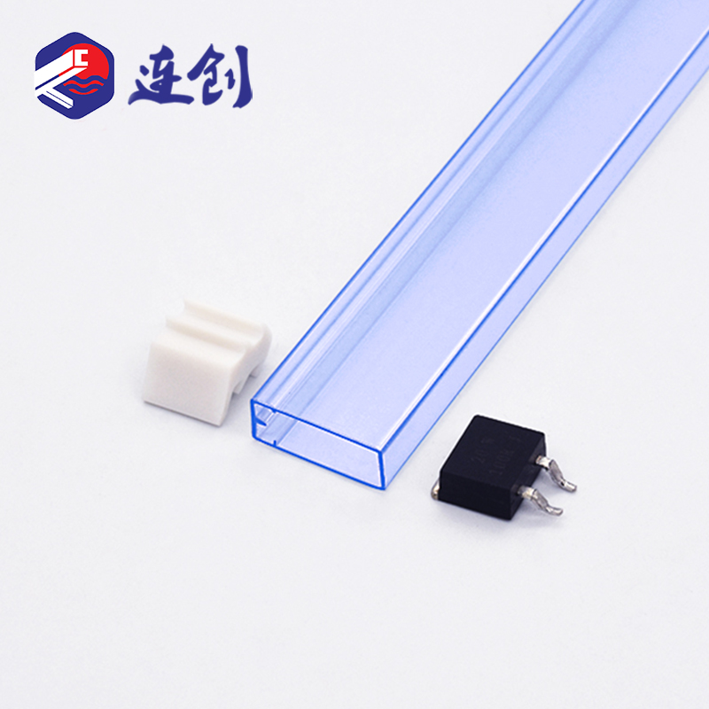 to263pvc环保ic透明mos管晶体管包装管装Socket Tubes