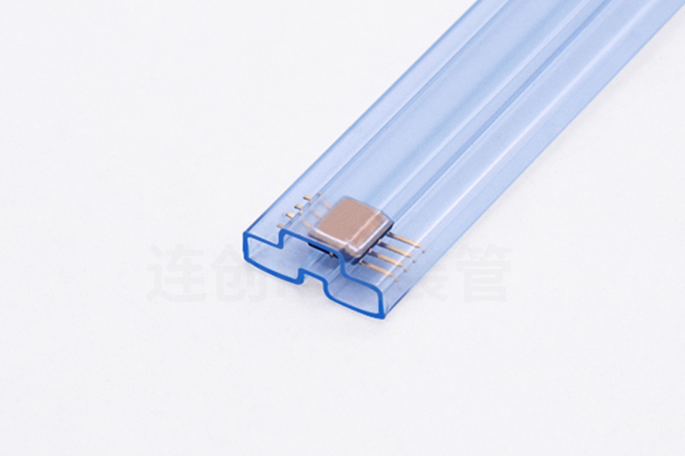 连创csop-8监控电路ic芯片包装管厂家过千套模具“适配”芯片需求