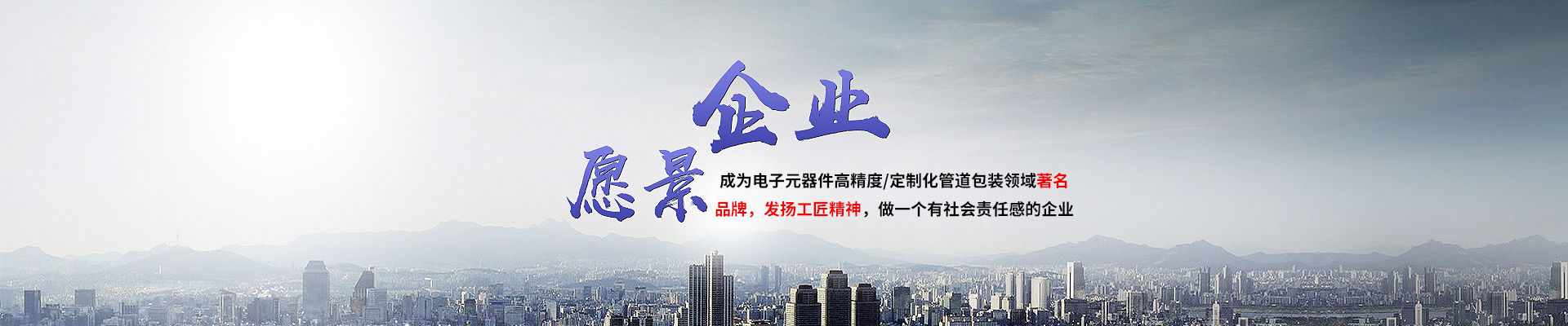 连创ic包装管企业愿景