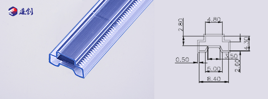 PLCC/LCC Shipping Tubes PLCC/LCC Shipping Tubes