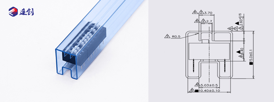拨码平拨开关塑料管